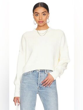 Free People Easy Street Stripe Crop Pullover